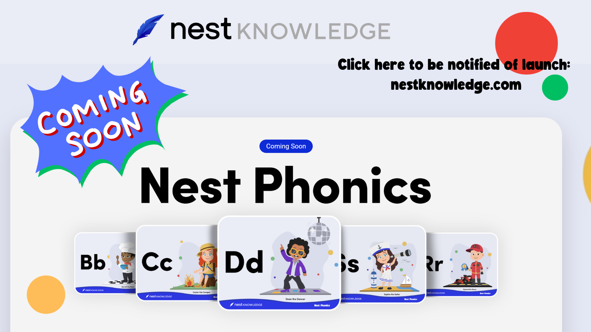 Nest School is the Exclusive Home of Nest Phonics